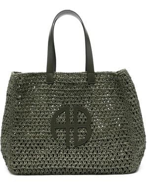 Anine Bing Large "Rio" Tote Bag - Green