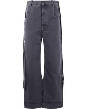 Ann Demeulemeester Kristel 5-Pockets High Comfort Trousers - Blue