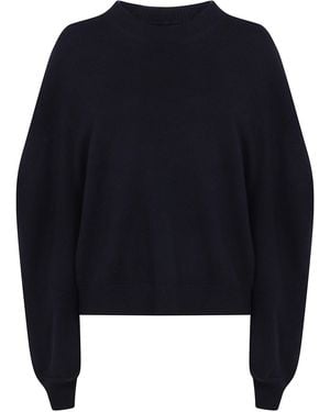Uma Wang Top Square "Square Long Sleeves Top" - Blue