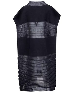 Issey Miyake "Moving Knit" Dress - Blue