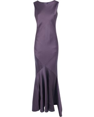 Max Mara Dress Long Sleeve "M Serum" - Purple
