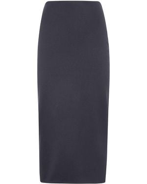 Thelatest "Bree" Wool Polyester Ab Long Dress - Black