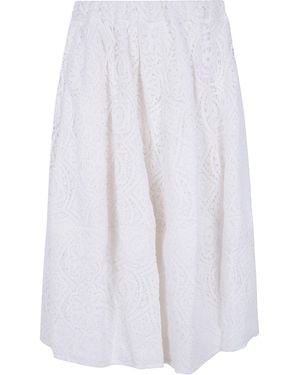 Comme des Garçons Baloon Midi Skirt - White