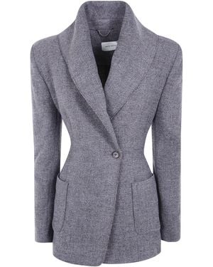 Magda Butrym Blazer Shawl "Shawl Blazer" - Blue