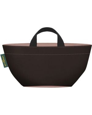 Chapelier Handbag Square Bottom "Tote Bag Square Bottom S" - Black