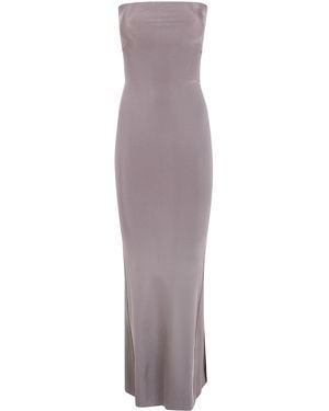 Rick Owens "Dirt Coda" Long Skirt - Grey