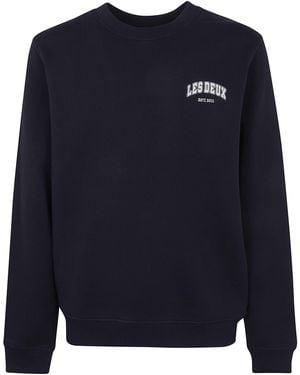 Les Deux "Brady Hoop" Sweatshirt - Blue