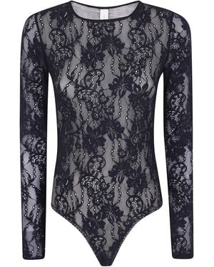 Zimmermann Lace Bodysuit - Blue