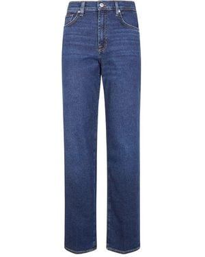 7 For All Mankind "Stovepipe" Straight Bluecrest Jeans