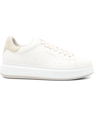Woolrich Arrow Court Calf Blubber Trainers By - White