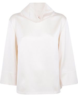 By Malene Birger Jumper Turtle Neck "Vica" - White