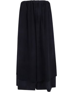 Comme des Garçons Wide-Leg Trousers Light Wool Tropical - Black
