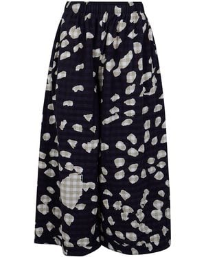 Daniela Gregis Pantaloni Larghi "Pijiama Plus" - Blue
