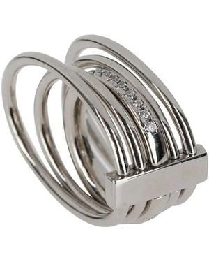 Panconesi Solar Crystal Ring - Grey