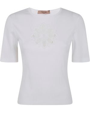 Twinset Classic T-Shirt - White