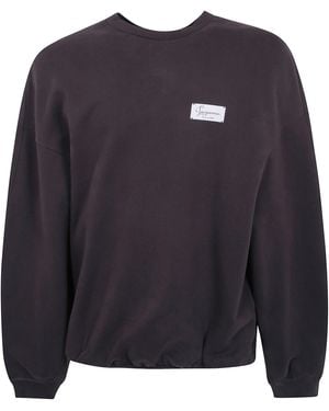Jacquemus Round Neck Sweatshirt "Le Sweatshirt Montaigne" - Blue