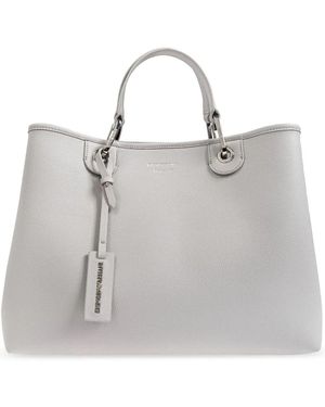Emporio Armani Myea Medium Tote Bag - Gray