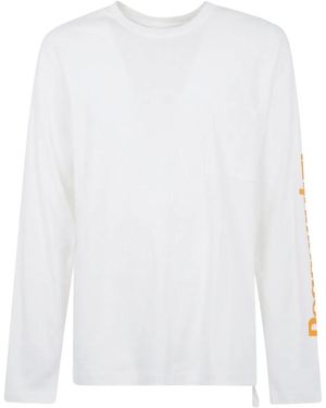 Oamc Peacemaker Peacemaker Long Sleeves Pocket Tee - White