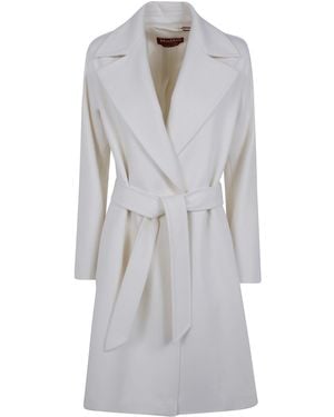 Max Mara Coat Belted "Mst Dravenna" - Gray