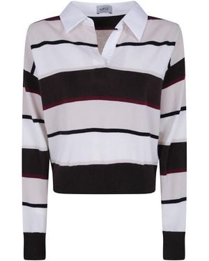 Mrz Jumper Long Sleeves "Oversized Long Sleeves Polo Neck" - White