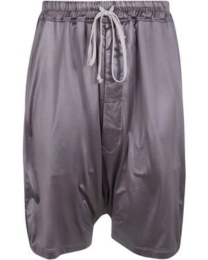Rick Owens Drawstring Pods Shorts - Blue