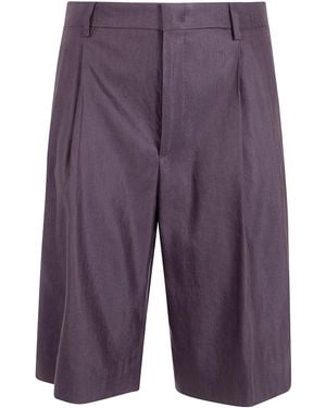 Tagliatore "Effie" Bermuda Trousers - Purple