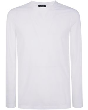 Zanone Long Sleeves Classic T-Shirt - White