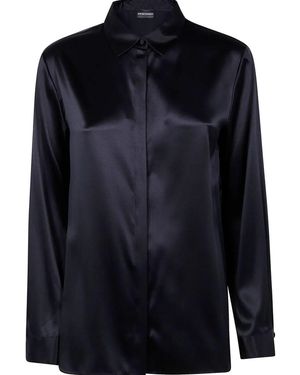 Emporio Armani Satin Shirt - Black