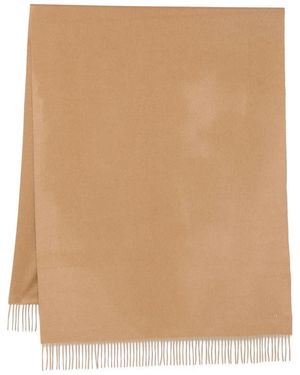 Max Mara Classic Big Scarf "Baci" - Natural