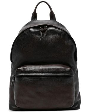 Officine Creative "Oc Pack 001" Leather Backpack - Black