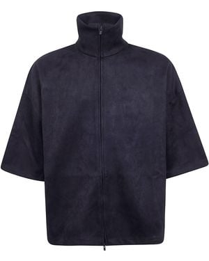 Fear Of God "High Neck 3/4 Sleeve" Jacket - Blue