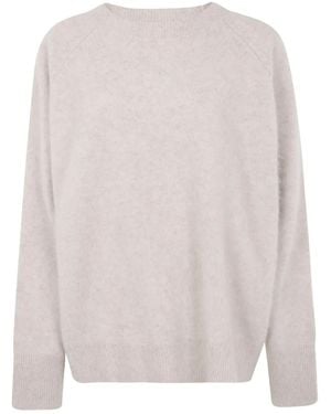 P.A.R.O.S.H. P. A.R. O. H. Round Neck Oversize Jumper - Pink