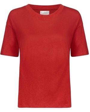 Loulou de Saison T-Shirt Manica Corta "Ezra" - Red