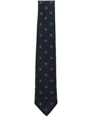 Emporio Armani Rhombus Tie - Blue