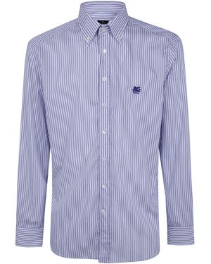 Etro Shirt Classic Striped" - Blue