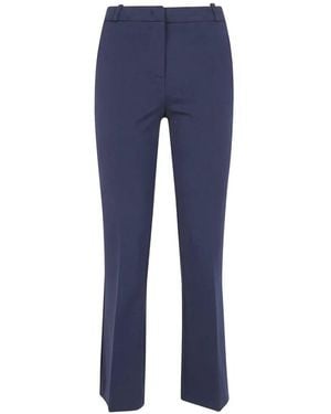 Kiltie Florette Milano Stitch Light Flare Pants - Blue