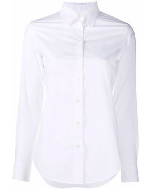 Ralph Lauren 'Jamelko' Long Sleeve Button Front - White