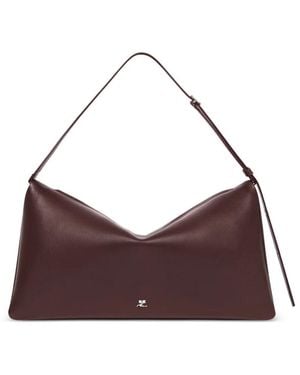 Courreges Cuff Shoulder Bag - Purple