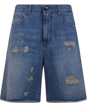 Barrow Shorts Denim - Blue