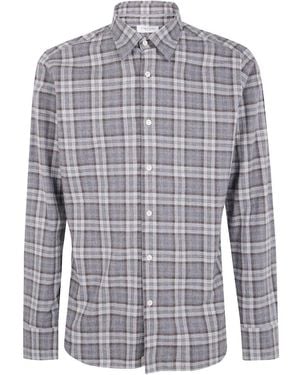 Tintoria Mattei 954 Tartan Shirt - Blue