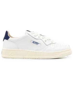 Autry "Medalist" Low Trainers - White