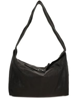 Ann Demeulemeester "Lusi" Large Soft Zipper Bag - Black