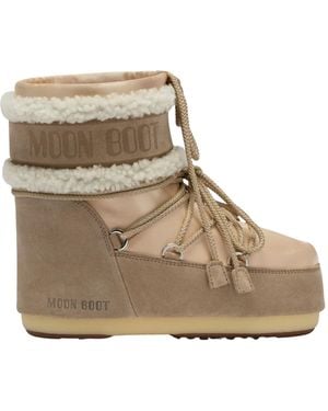 Moon Boot Low Boots "Icon Moonboot" - Natural