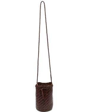 Dragon Diffusion "Borsa Pompom Double Jump" - Bianco