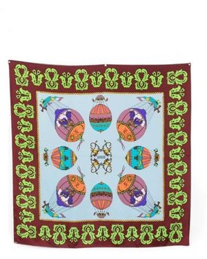 Essentiel Antwerp Scarf Printed "Kontact" - Green