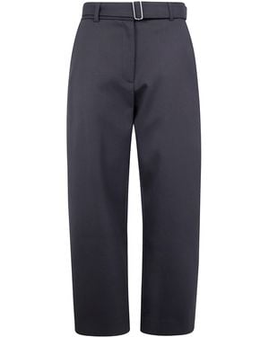 Studio Nicholson "Doring" Belted Round Leg Pant - Blue