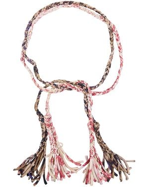 Pierre Louis Mascia "Aloeuw" Double Plot Belt - Red