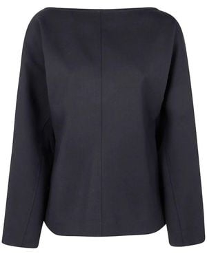 Studio Nicholson "Caten" Long Sleeve Top - Blue