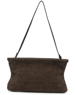 Marsèll Dipi Woven-Design Clutch Bag - Brown