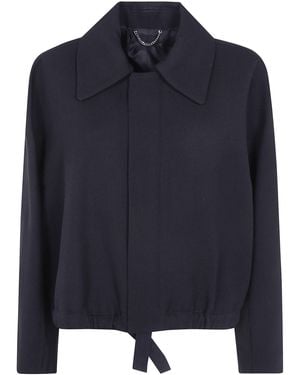 Victoria Beckham Jacket Wool "Arden" - Blue